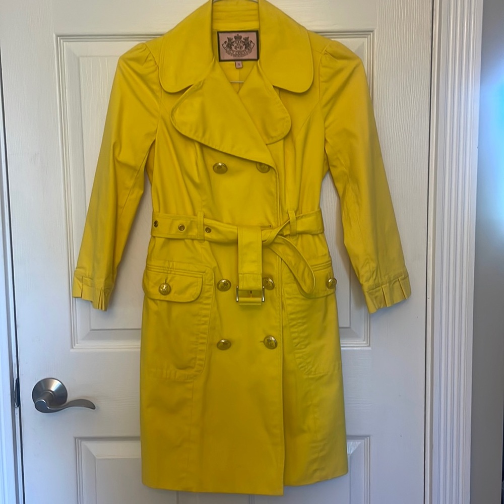 Juicy Couture Yellow Rain Jacket
